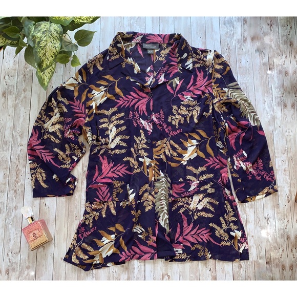 Lane Bryant Tops - Designs & co Lane Bryant floral print long sleeve Lane Bryant Tops - Designs & co Lane Bryant floral print long sleeve